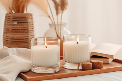 smelling candles